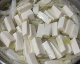 白菜と豆腐のたらこあん煮作り方3写真