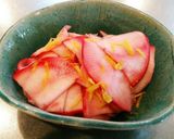 ☆赤カブの甘酢♪柚子風味漬け☆作り方5写真