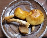 ヌメリスギタケの焼きキノコ・エゴマ入り作り方2写真