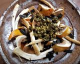 ヌメリスギタケの焼きキノコ・エゴマ入り作り方4写真