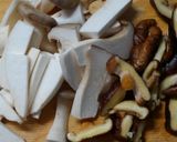 白菜と きのこと鶏むね肉のさっぱり煮♡作り方1写真