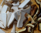 白菜と きのこと鶏むね肉のさっぱり煮♡作り方1写真