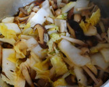 白菜と きのこと鶏むね肉のさっぱり煮♡作り方6写真