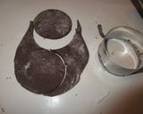 お化けのソフトチョコレートクッキー作り方5写真