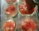 無花果ワイン煮ゼリーon杏仁豆腐作り方10写真