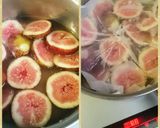 無花果ワイン煮ゼリーon杏仁豆腐作り方3写真