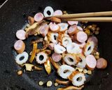 ヌメリスギタケのスクランブルエッグ豪華型作り方5写真