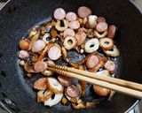 ヌメリスギタケのスクランブルエッグ豪華型作り方6写真