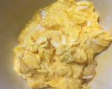 シャキシャキ豆苗と豆腐のふんわり卵炒め作り方1写真