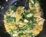 シャキシャキ豆苗と豆腐のふんわり卵炒め作り方5写真