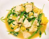 シャキシャキ豆苗と豆腐のふんわり卵炒め作り方6写真