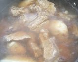ほっこり里芋と牛すじの醤油仕立て汁作り方7写真