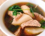 ほっこり里芋と牛すじの醤油仕立て汁作り方9写真