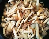 調味料同量で簡単！豚肉としめじの生姜炒め作り方8写真