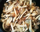 調味料同量で簡単！豚肉としめじの生姜炒め作り方8写真