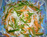 あじと彩り野菜の南蛮漬け作り方1写真