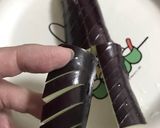 茄子の揚げない煮びたし(米油)作り方1写真