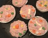 チーズi n玉ねぎハンバーグ☆お弁当にも作り方5写真