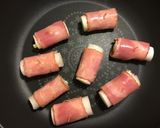 簡単♪ねぎ巻きベーコン作り方2写真