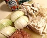きのこでヘルシー♡鳥ささみのトマトカレー作り方1写真