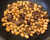 ◉大豆と牛肉の味噌炒め作り方4写真