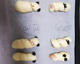 ハロウィン‼️ミイラ男ウインナーロール作り方4写真