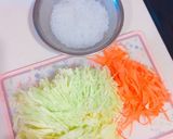 簡単万能☆白滝で焼きそば風ソース炒め☆作り方1写真