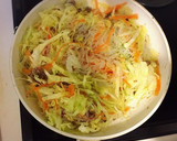 簡単万能☆白滝で焼きそば風ソース炒め☆作り方4写真