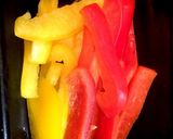 余った鶏ハムをリメイク！パプリカのマリネ作り方2写真