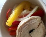 余った鶏ハムをリメイク！パプリカのマリネ作り方4写真