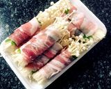 おつまみや副菜に。えのきのしそ豚肉巻き♪作り方2写真