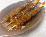 冷凍こんにゃくの鶏皮串風作り方11写真