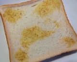 リメイク＊卵ポテサラ×セロリ葉トースト作り方3写真