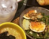 いんげんとゆでたまご　粒マスタード和え作り方8写真