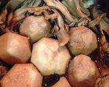 舞茸と里いもの含め煮作り方3写真