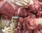 エノキの豚肉巻き♪梅肉ダレ☆作り方3写真