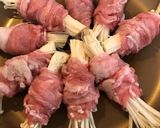 エノキの豚肉巻き♪梅肉ダレ☆作り方4写真