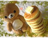 リラックマ風？重ねてホットケーキ♪作り方11写真
