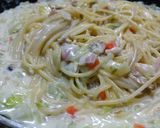 スープ加減は自在♪クラムチャウダーパスタ作り方9写真