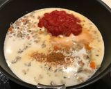 ツナとキノコのトマトクリームリゾット！作り方6写真