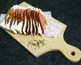 レバーの燻製とスライスチーズのオードブル作り方3写真