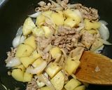 じゃがいもと豚肉の塩昆布炒め作り方4写真