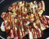 フライパン de 食パンのピザ風作り方6写真