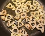 ぬか漬け赤カブと大根葉 レンコンのペンネ作り方2写真