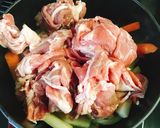 豚肉と南瓜のガリバタ醤油鍋作り方5写真