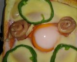 玉子目玉焼きサンド作り方4写真