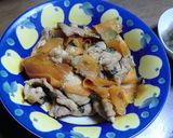 大葉とピーラーニンジンのオリーブ焼作り方4写真
