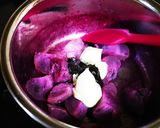 紫芋の胡麻よごし風作り方4写真