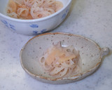 蓮根とガリ（生姜の甘酢漬け）の酢の物作り方8写真
