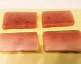 ビンチョウマグロのカツ、4種のソース添え作り方2写真